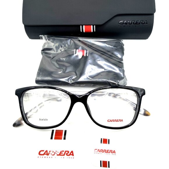 NEW CARRERA CA 6646 3L3 Black Grey Women's Eyeglasses 52mm 15 140 - Picture 8 of 8